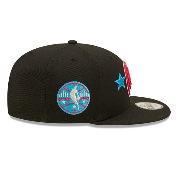 Brooklyn Nets New Era 2022 NBA All-Star Game Starry 9FIFTY Snapback Adjustable Hat - Black