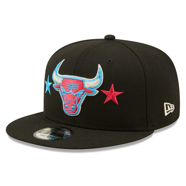 Chicago Bulls New Era 2022 NBA All-Star Game Starry 9FIFTY Snapback Adjustable Hat - Black