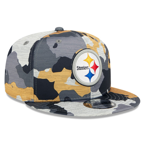 Pittsburgh Steelers New Era 2022 NFL Training Camp Official 9FIFTY Snapback Adjustable Hat - Camo