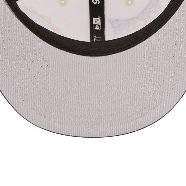 Philadelphia 76ers New Era 2022 NBA Draft 9FIFTY Snapback Adjustable Hat - Cream/Royal