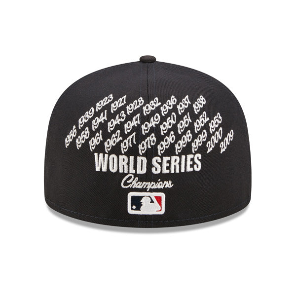 New York Yankees 27-Time Champions CROWN CHAMPS Exclusive New Era 59Fifty Fitted Hat - Navy