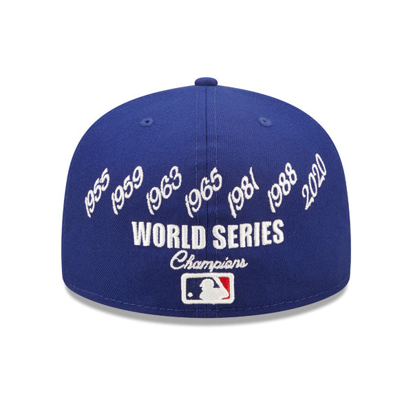 Los Angeles Dodgers 7-Time Champions CROWN CHAMPS Exclusive New Era 59Fifty Fitted Hat - Royal