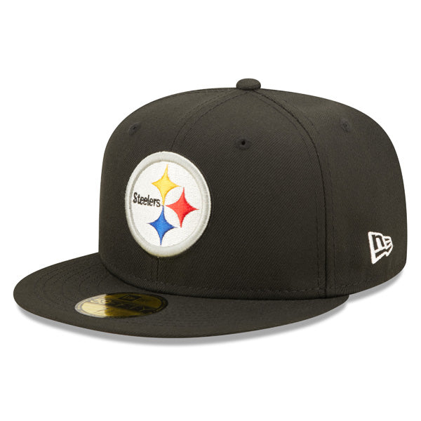 Pittsburgh Steelers SUPER BOWL XL (40) Exclusive New Era 59Fifty Fitted Hat - Black/Pink Bottom