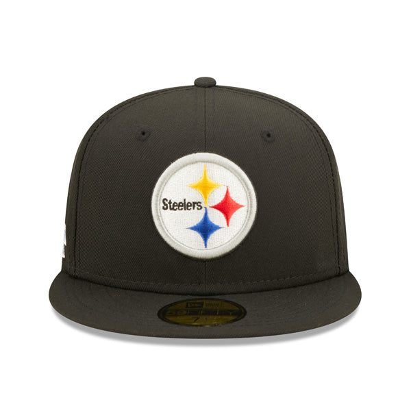 Pittsburgh Steelers SUPER BOWL XL (40) Exclusive New Era 59Fifty Fitted Hat - Black/Pink Bottom