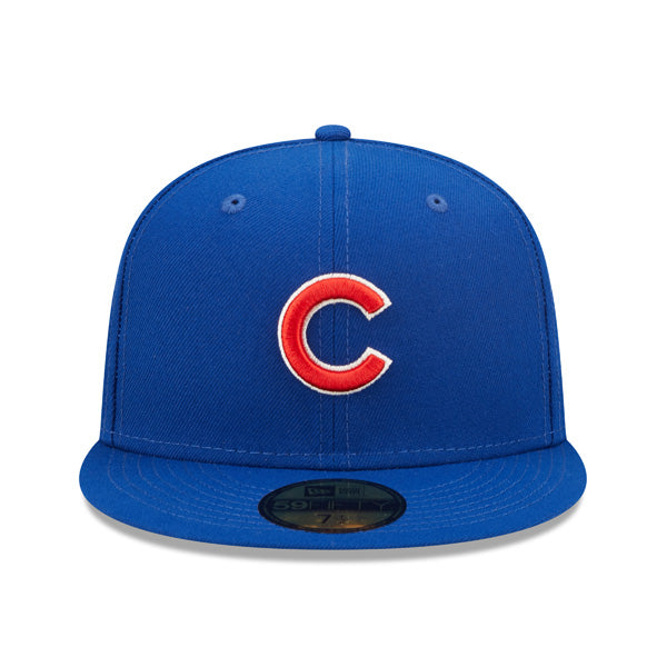 Chicago Cubs 2010 World Series New Era POP-ALOT 59Fifty Fitted Hat - Royal/Pink Bottom