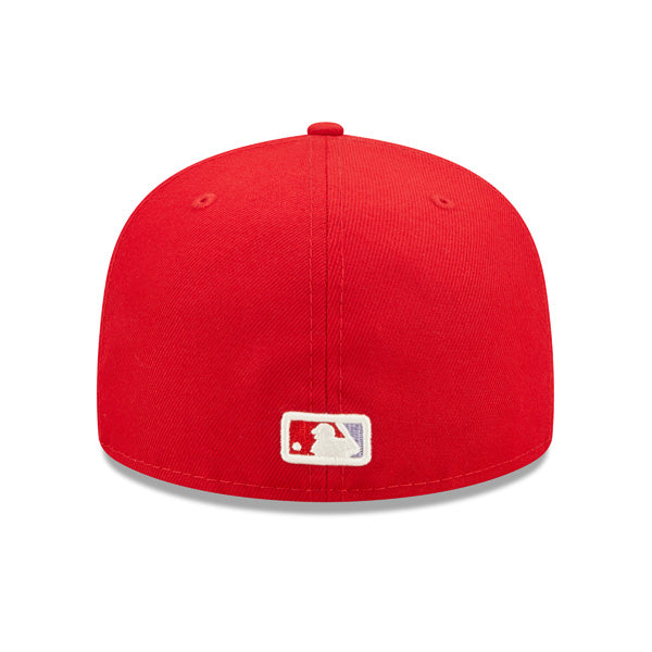 Washington Nationals 2019 World Series New Era POP-ALOT 59Fifty Fitted Hat - Red/Lavender Bottom