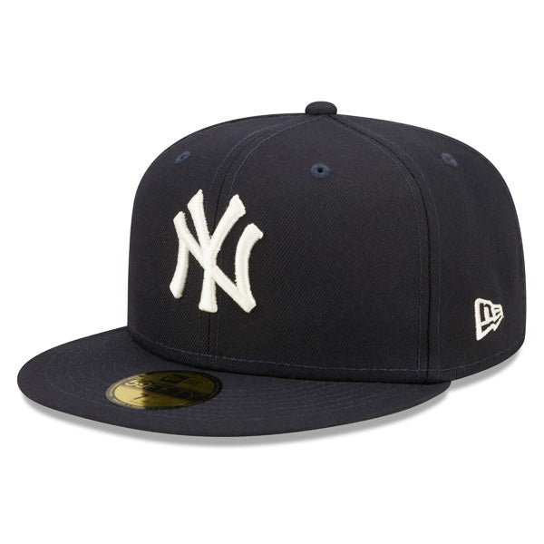 New York Yankees 1996 WORLD SERIES New Era POP-ALOT 59Fifty Fitted Hat - Navy/Pink Bottom