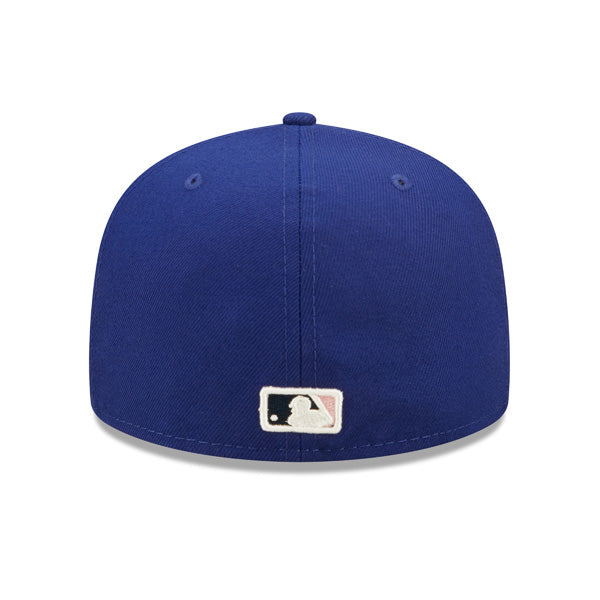Los Angeles Dodgers 1988 WORLD SERIES New Era POP-ALOT 59Fifty Fitted Hat - Royal/Pink Bottom