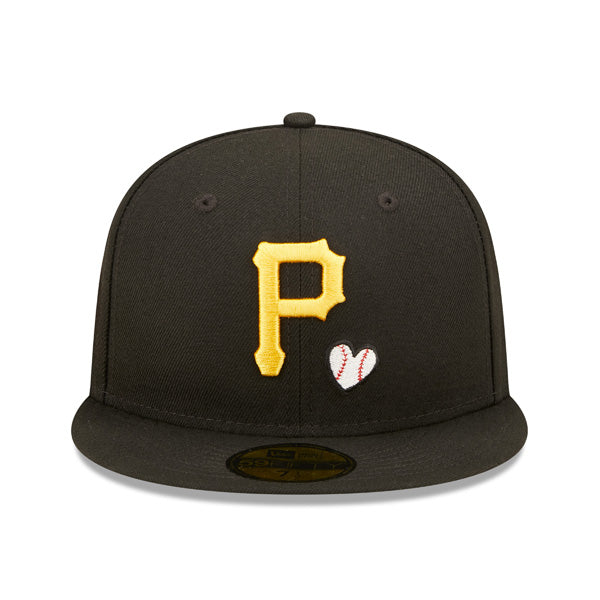 Pittsburgh Pirates 76th WORLD SERIES 1979 Exclusive TEAM HEARTS New Era Fitted 59Fifty MLB Hat -Black