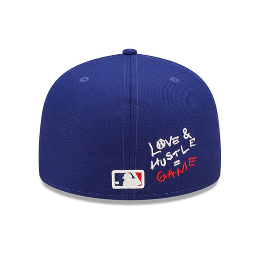 Los Angeles 1988 WORLD SERIES Exclusive TEAM HEARTS New Era Fitted 59Fifty MLB Hat - Royal
