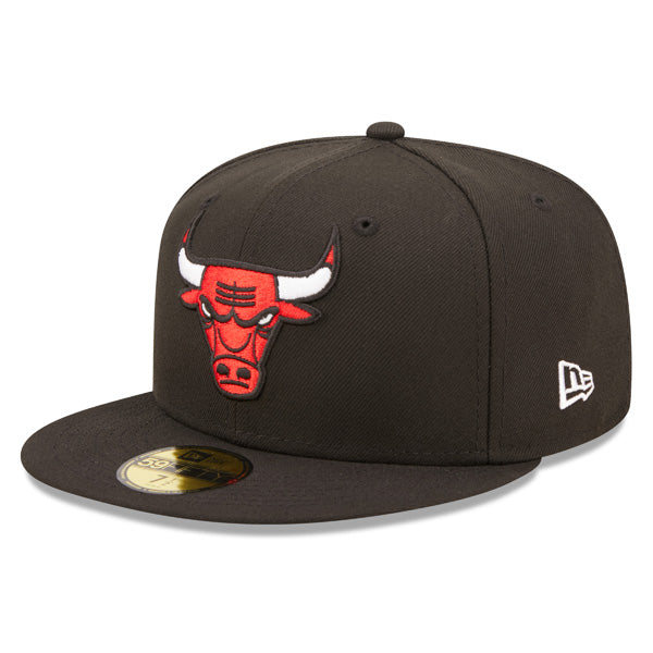 Chicago Bulls New Era Exclusive CLOUD ICON 59Fifty Fitted Hat - Black