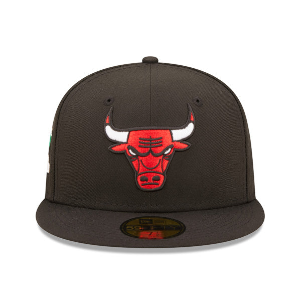 Chicago Bulls New Era Exclusive CLOUD ICON 59Fifty Fitted Hat - Black