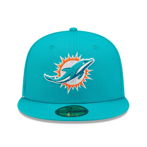 Miami Dolphins New Era Exclusive CLOUD ICON 59Fifty Fitted Hat - Aqua