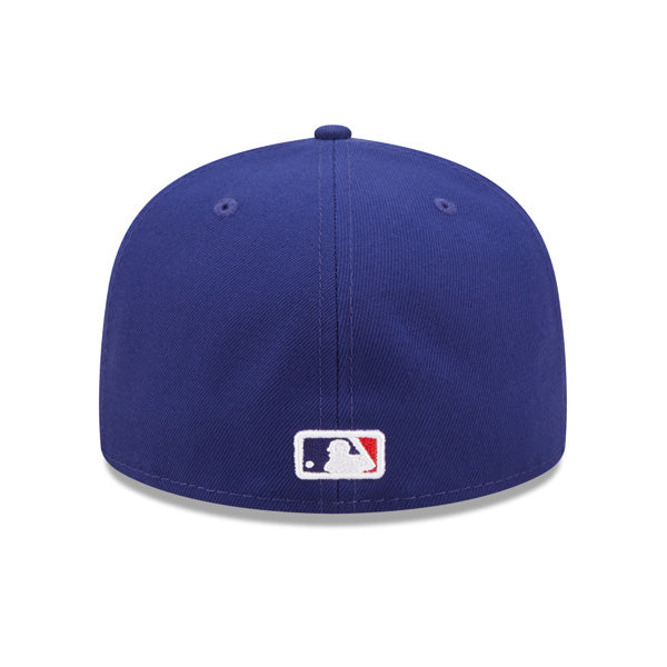 Los Angeles Dodgers 2020 World Series New Era Exclusive COMIC CLOUD 59Fifty Fitted Hat - Royal/Sky Bottom