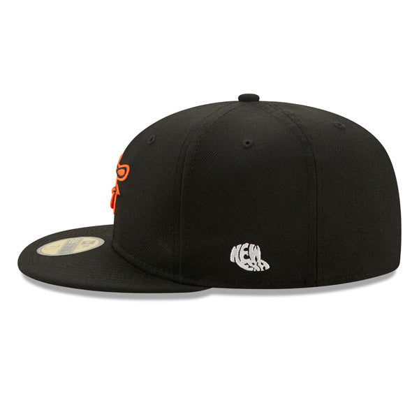 Baltimore Orioles 1966 WORLD SERIES Exclusive New Era 59Fifty Fitted Hat - Black/Green Bottom