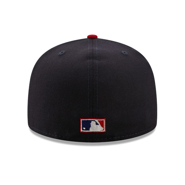 St.Louis Cardinals 1942 WORLD SERIES Exclusive New Era 59Fifty Fitted Hat - Navy/Red/Green Bottom