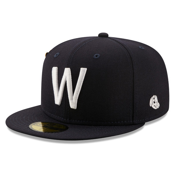 Washington Senators 1924 WORLD SERIES Exclusive New Era 59Fifty Fitted Hat - Navy/Green Bottom