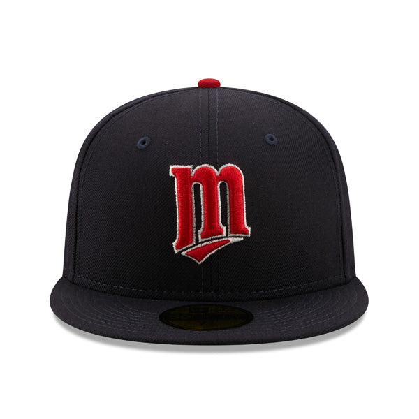 Minnesota Twins 1987 WORLD SERIES Exclusive New Era 59Fifty Fitted Hat - Navy/Red/Green Bottom