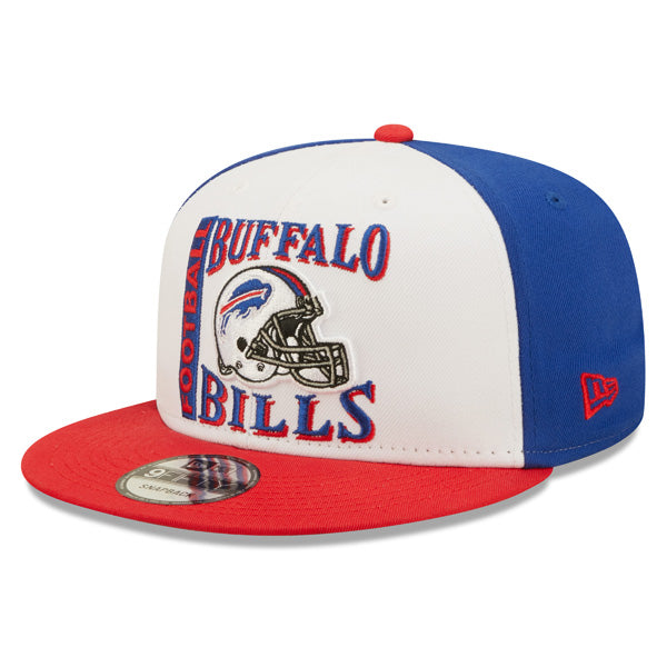 Buffalo Bills New Era HELMET HIT 9Fifty Snapback NFL Hat – White/Royal/Red