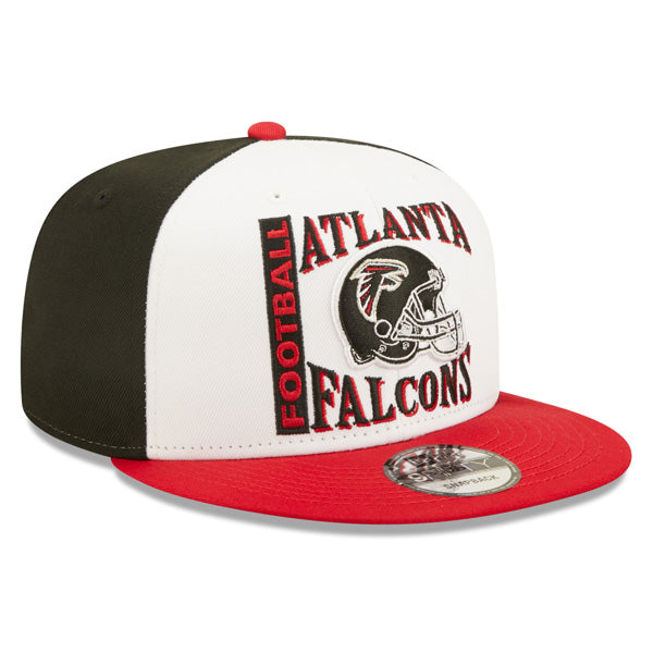 Atlanta Falcons New Era HELMET HIT 9Fifty Snapback NFL Hat – White/Black/Red