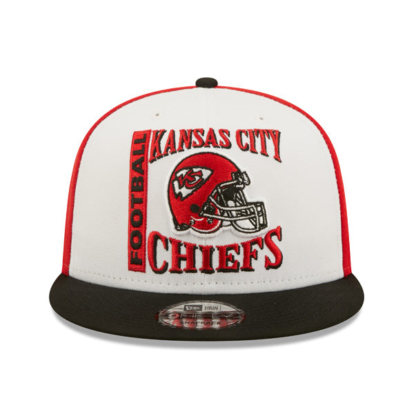 Kanas City Chiefs New Era HELMET HIT 9Fifty Snapback NFL Hat – White/Red/Black