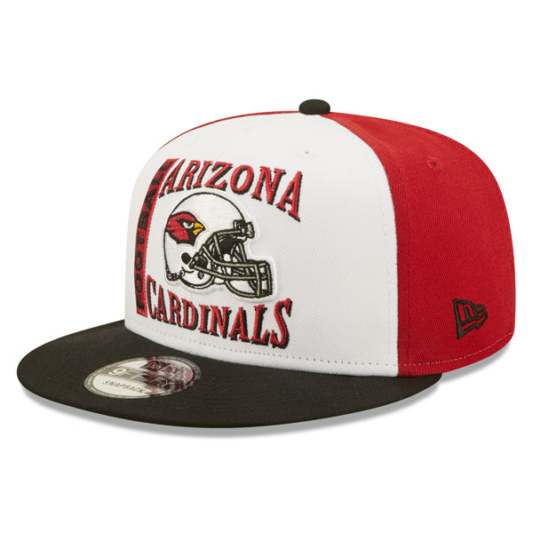 Arizona Cardinals New Era HELMET HIT 9Fifty Snapback NFL Hat – White/Red/Black