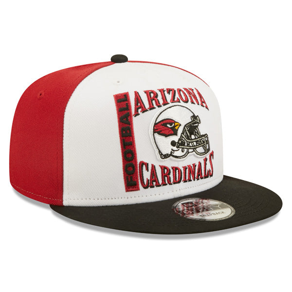 Arizona Cardinals New Era HELMET HIT 9Fifty Snapback NFL Hat – White/Red/Black