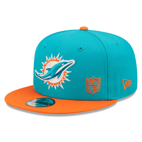 Miami Dolphins New Era BACK SCRIPT 9Fifty Snapback NFL Hat