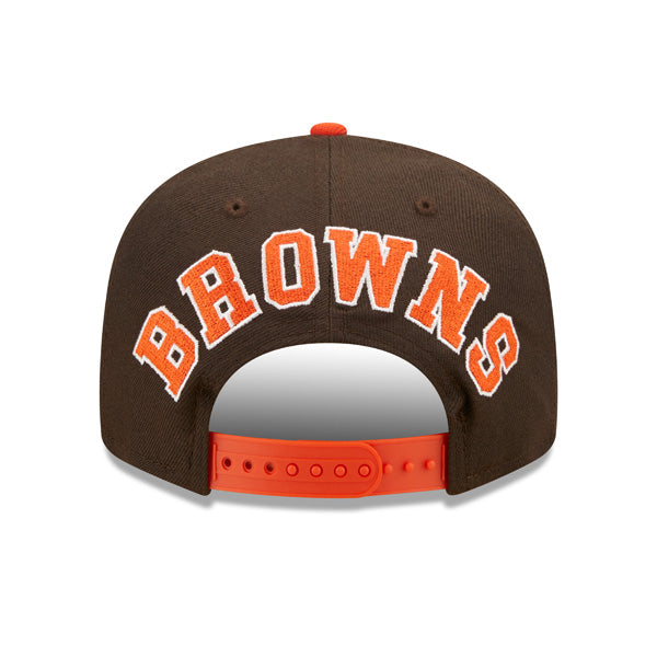 Cleveland Browns New Era BACK SCRIPT 9Fifty Snapback NFL Hat