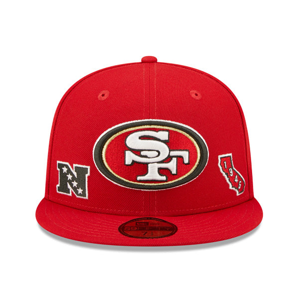 San Francisco 49ers New Era TEAM IDENTITY Exclusive NFL Fitted 59Fifty Hat