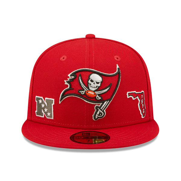 Tampa Bay Buccaneers New Era TEAM IDENTITY Exclusive NFL Fitted 59Fifty Hat