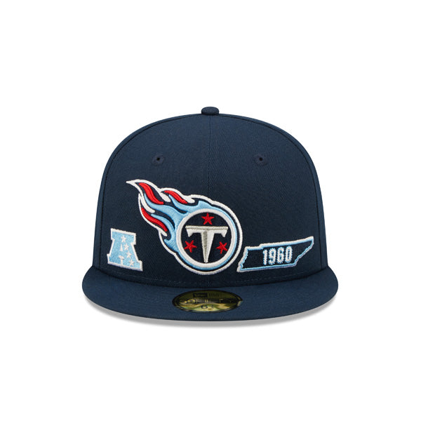 Tennessee Titans New Era TEAM IDENTITY Exclusive NFL Fitted 59Fifty Hat