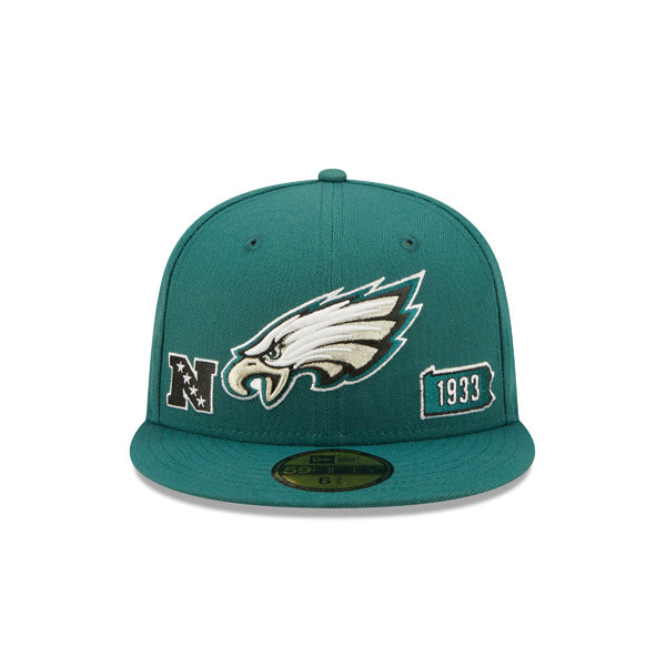 Philadelphia Eagles New Era TEAM IDENTITY Exclusive NFL Fitted 59Fifty Hat