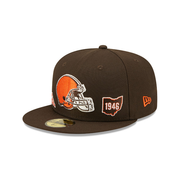 Cleveland Browns New Era TEAM IDENTITY Exclusive NFL Fitted 59Fifty Hat