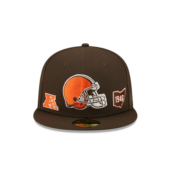 Cleveland Browns New Era TEAM IDENTITY Exclusive NFL Fitted 59Fifty Hat