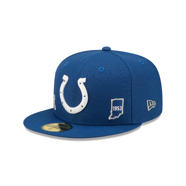 Indianapolis Colts New Era TEAM IDENTITY Exclusive NFL Fitted 59Fifty Hat