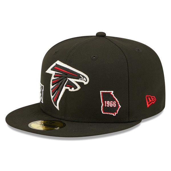 Atlanta Falcons New Era TEAM IDENTITY Exclusive NFL Fitted 59Fifty Hat