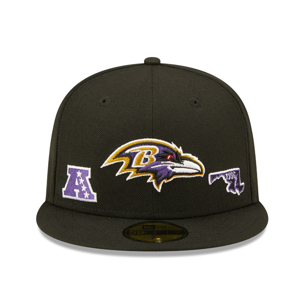 Baltimore Ravens New Era TEAM IDENTITY Exclusive NFL Fitted 59Fifty Hat