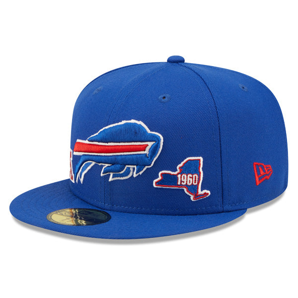 Buffalo Bills New Era TEAM IDENTITY Exclusive  NFL Fitted 59Fifty Hat