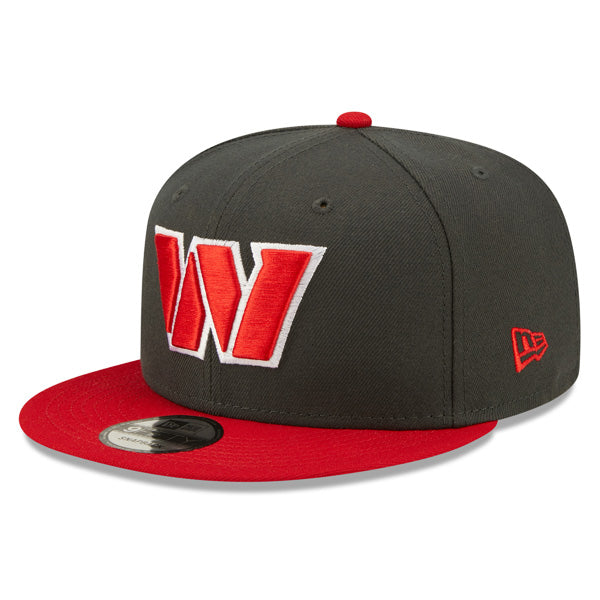 Washington Commanders New Era EXCLUSIVE 9Fifty Snapback NFL Hat – Charcoal/Red