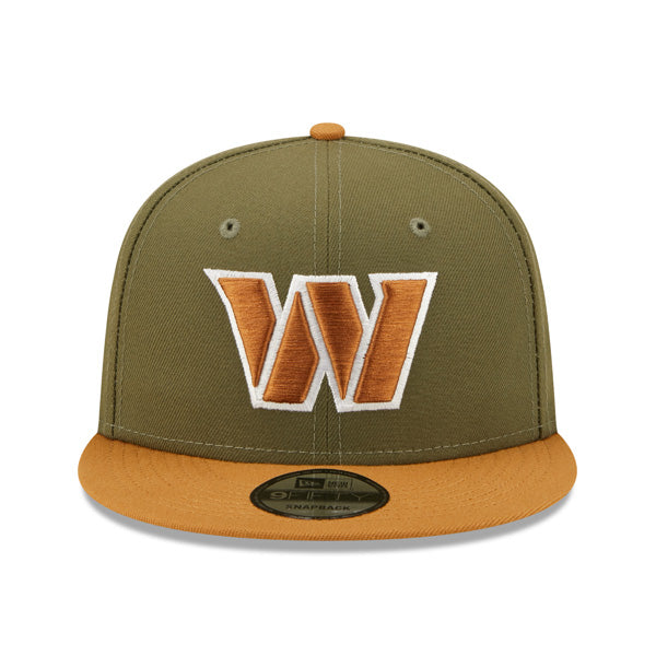 Washington Commanders New Era EXCLUSIVE 9Fifty Snapback NFL Hat – Army/Bronze