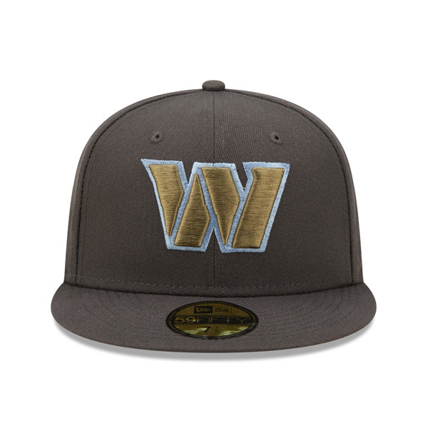 Washington Commanders NFL Exclusive New Era 59FIFTY Fitted Hat -Charcoal/Army/Sky