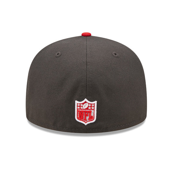 Washington Commanders NFL Exclusive New Era 59FIFTY Fitted Hat -Charcoal/Red
