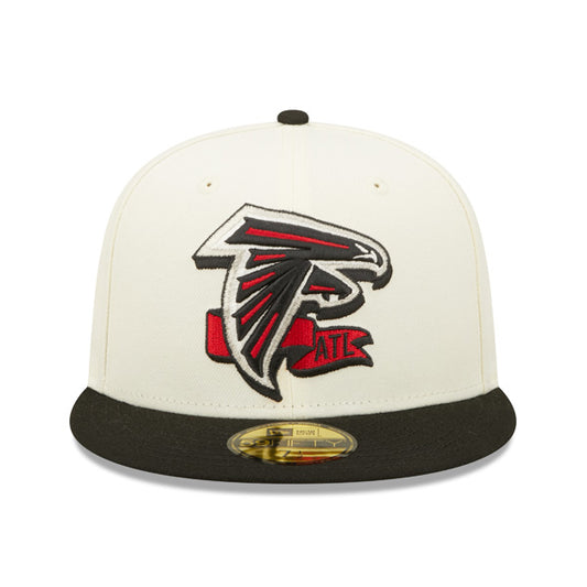 Atlanta Falcons New Era 2022 NFL Sideline 59FIFTY Fitted Hat - Chrome/Black