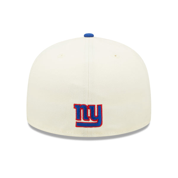 New York Giants New Era 2022 NFL Sideline 59FIFTY Fitted Hat - Chrome/Royal