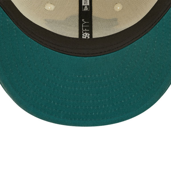 Philadelphia Eagles New Era 2022 NFL Sideline 59FIFTY Fitted Hat - Chrome/Green