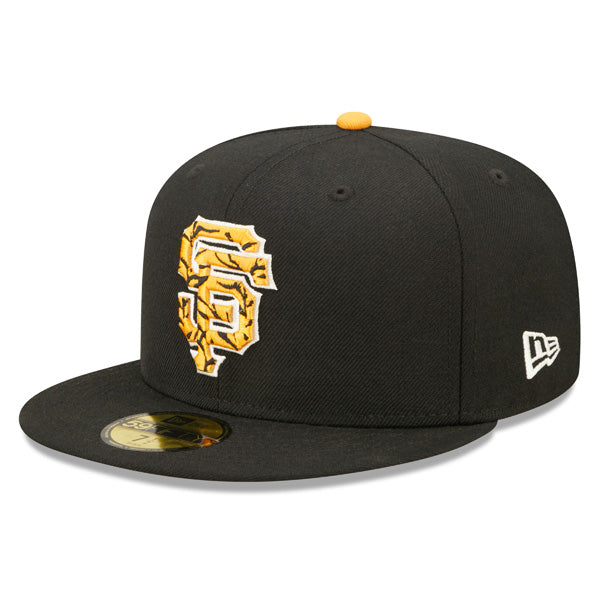 San Francisco Giants New Era 2012 World Series TIGERFILL 59Fifty FitteSerd Hat - Black/Orange