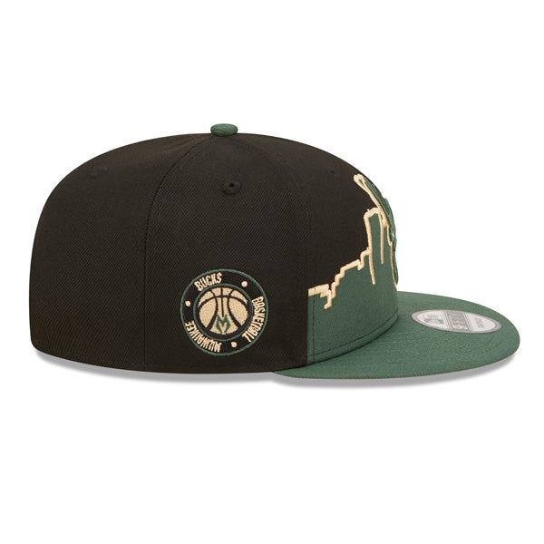 Milwaukee Bucks New Era NBA 2022 Tip Off 9FIFTY Snapback Hat – Pine/Black