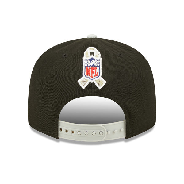 Las Vegas Raiders NFL 2022 Salute to Service 9FIFTY Snapback Hat - Black/Gray