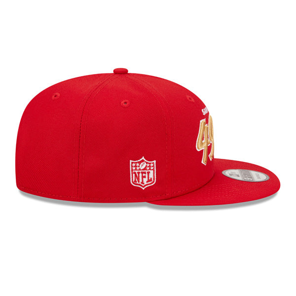 San Francisco 49ers New Era NFL CLASSIC SCRIPT Snapback Hat – Red/Gold